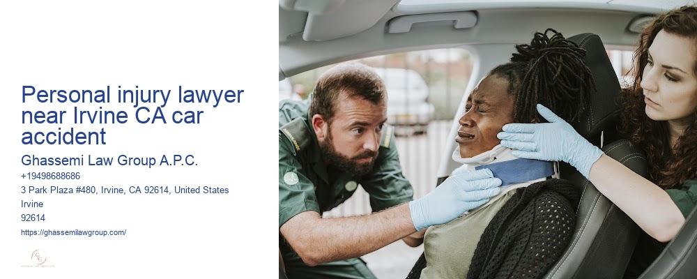 Personal injury lawyer near Irvine CA car accident