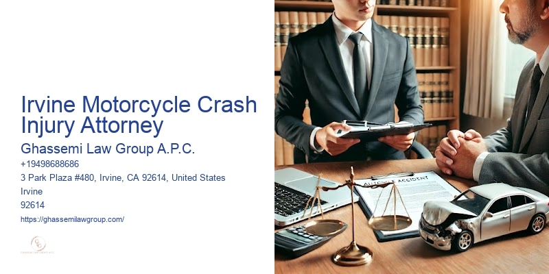 Irvine Motorcycle Crash Injury Attorney