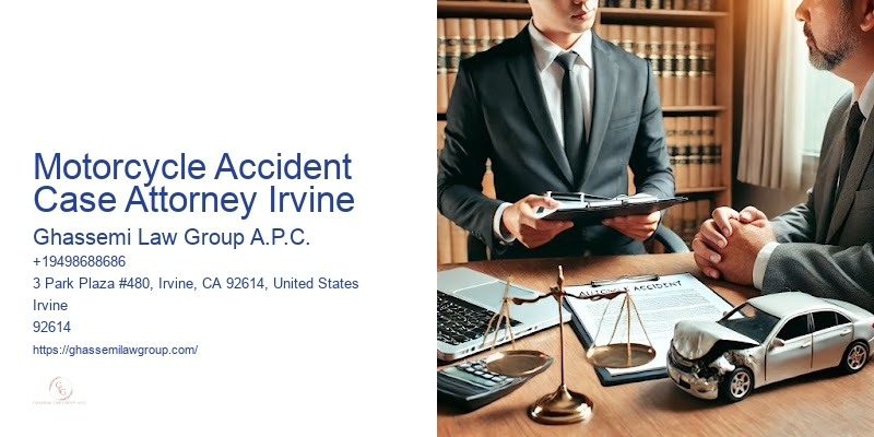 Motorcycle Accident Case Attorney Irvine