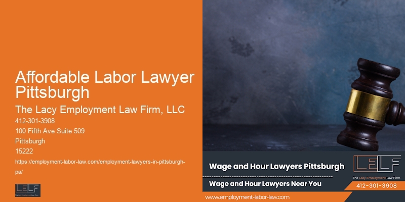 Workplace Attorney Consultation Affordable Labor Lawyer Pittsburgh