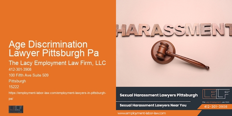 Legal Services For Employees In Age Discrimination Lawyer Pittsburgh Pa