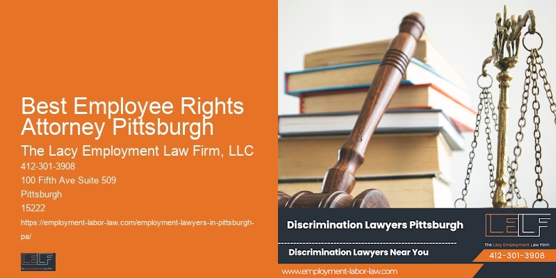 Best Employee Rights Attorney Pittsburgh Workplace Attorney Consultation