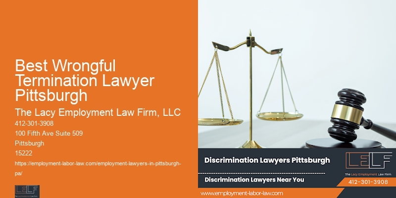 Experienced Employment Lawyer Oakland Best Wrongful Termination Lawyer Pittsburgh