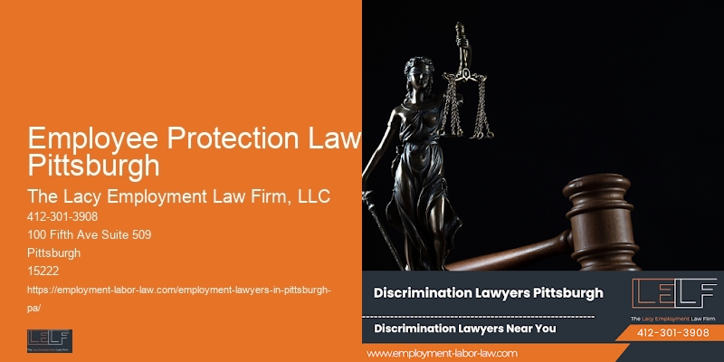Employee Protection Law Pittsburgh Employment Law Consultation Services