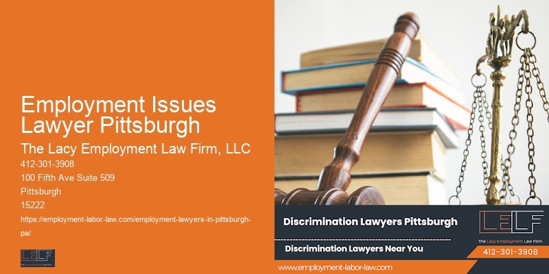 Wrongful Termination Law Firm Employment Issues Lawyer Pittsburgh