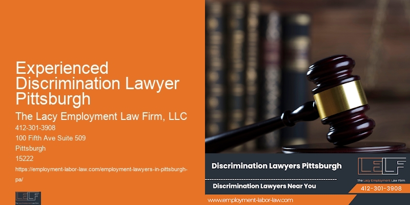 Wrongful Termination Attorney Consultation Experienced Discrimination Lawyer Pittsburgh