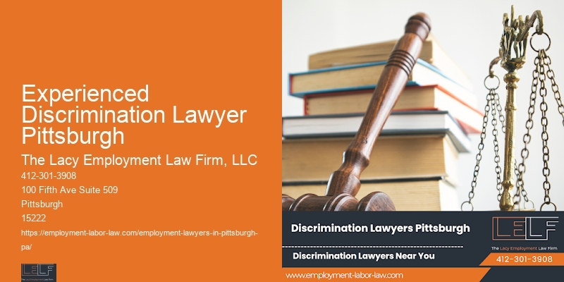 Workplace Discrimination Legal Help Experienced Discrimination Lawyer Pittsburgh