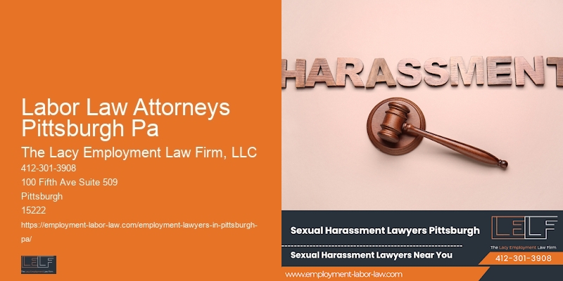 Trusted Wrongful Termination Attorney Labor Law Attorneys Pittsburgh Pa