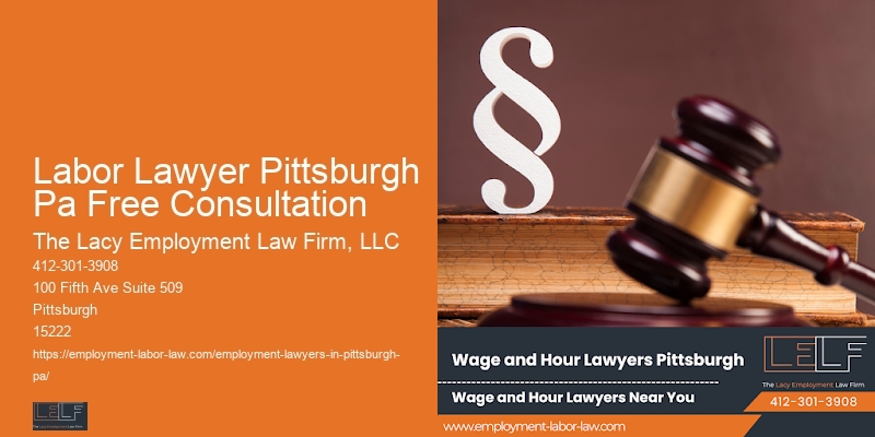Labor Lawyer Pittsburgh Pa Free Consultation