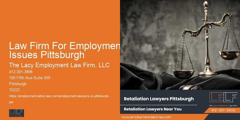 Law Firm For Employment Issues Pittsburgh