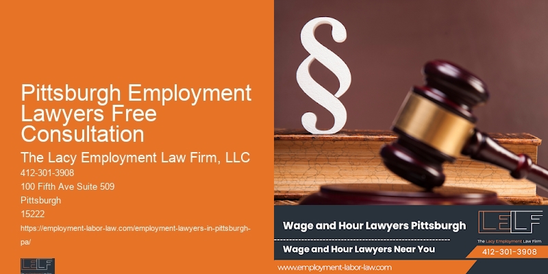 Pittsburgh Employment Lawyers Free Consultation
