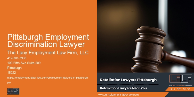 Employee Legal Services Near Pittsburgh Employment Discrimination Lawyer