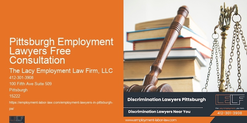 Employee Rights Attorney Pittsburgh Employment Lawyers Free Consultation Area