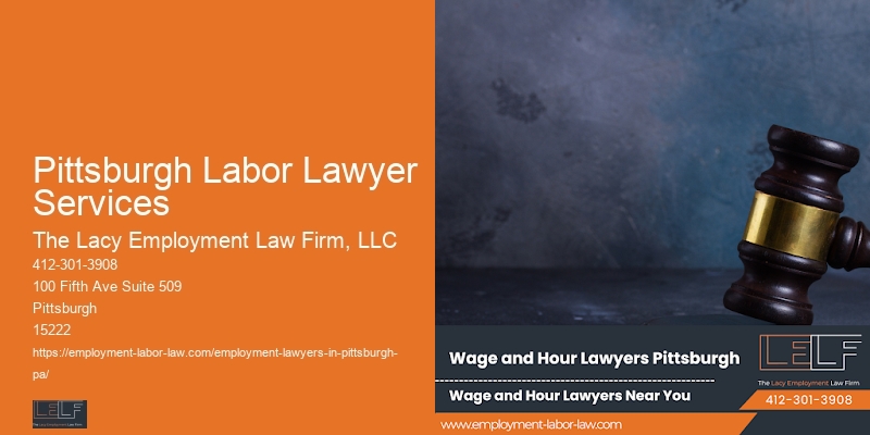 Pittsburgh Labor Lawyer Services Employment Discrimination Lawyer