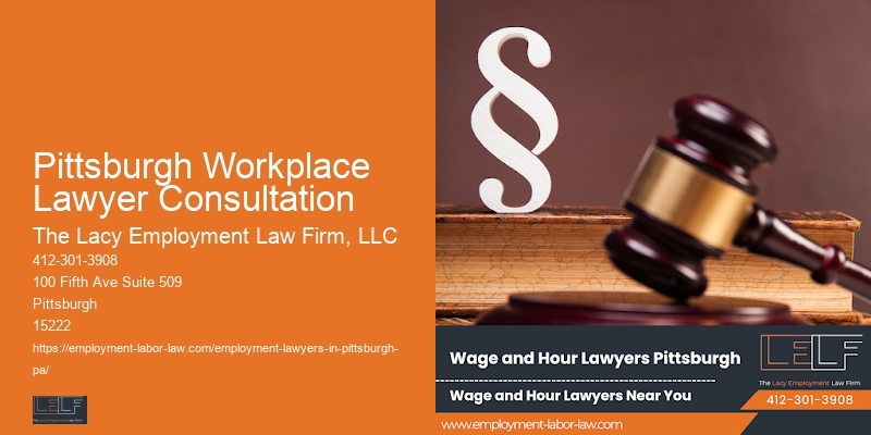 Pittsburgh Workplace Lawyer Consultation