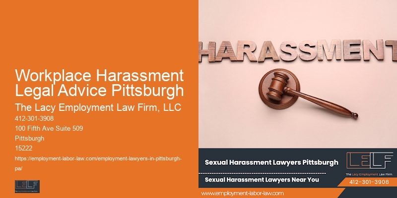 Employment Legal Help Workplace Harassment Legal Advice Pittsburgh