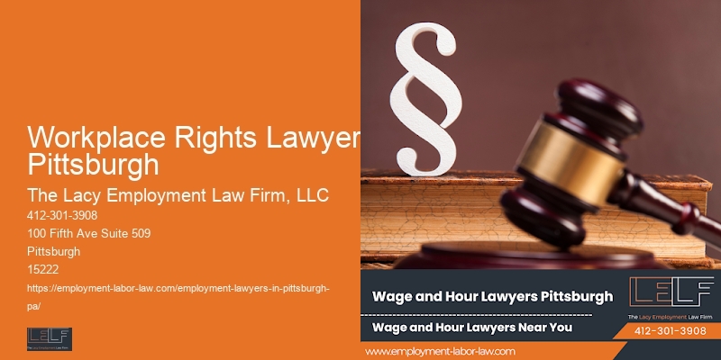 Workplace Rights Lawyer Pittsburgh