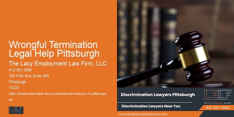 Top-Rated Employment Lawyer Wrongful Termination Legal Help Pittsburgh Suburbs