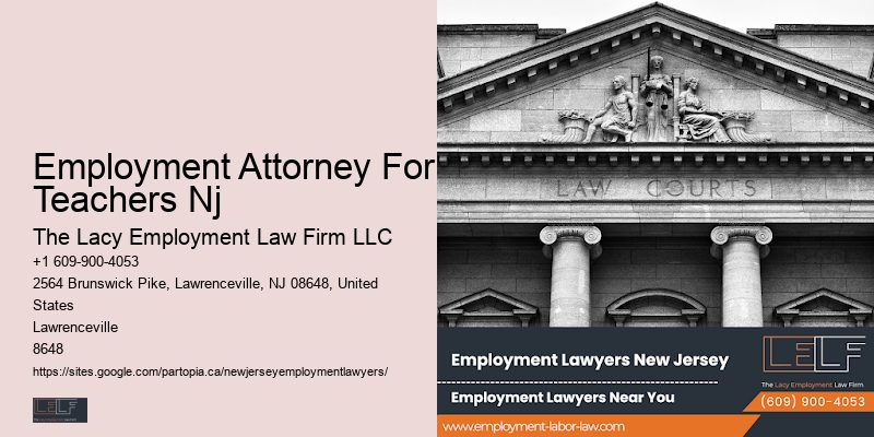 Employment Attorney For Teachers Nj