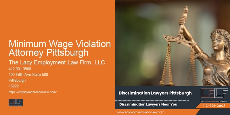 Minimum Wage Violation Attorney Pittsburgh
