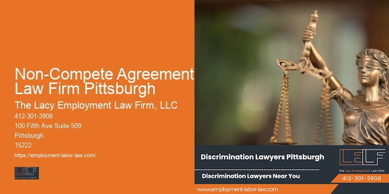 Non-Compete Agreement Law Firm Pittsburgh