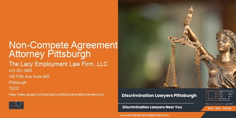 Non-Compete Agreement Attorney Pittsburgh