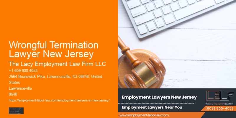 Wrongful Termination Lawyer New Jersey