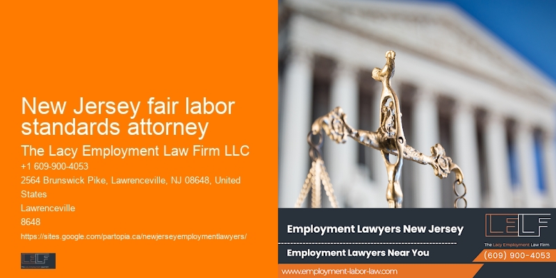 New Jersey fair labor standards attorney