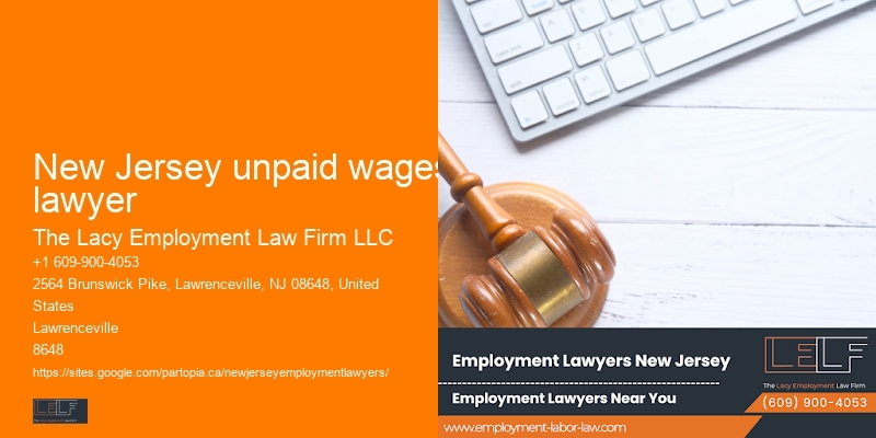 New Jersey unpaid wages lawyer