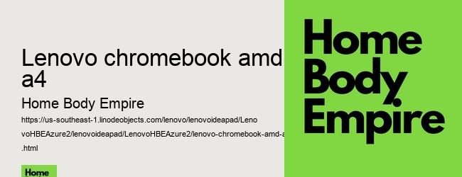 lenovo chromebook amd a4