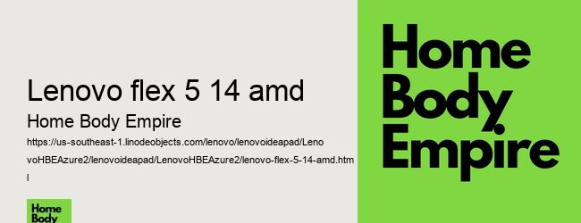 lenovo flex 5 14 amd