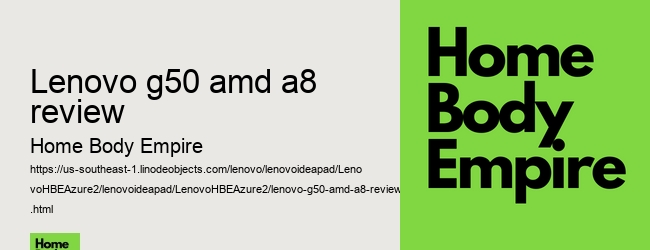 lenovo g50 amd a8 review