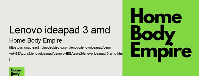 lenovo ideapad 3 amd