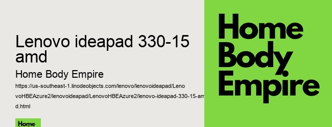lenovo ideapad 330-15 amd