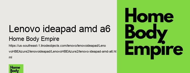 lenovo ideapad amd a6