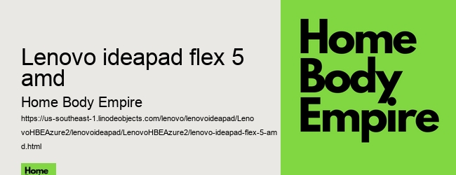 lenovo ideapad flex 5 amd