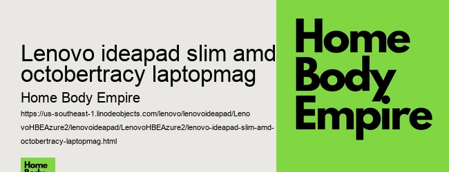 lenovo ideapad slim amd octobertracy laptopmag