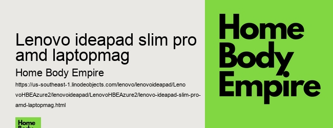 lenovo ideapad slim pro amd laptopmag