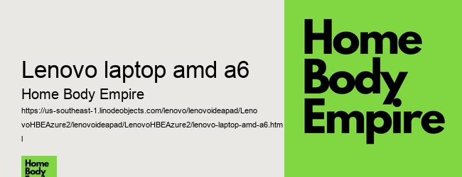 lenovo laptop amd a6