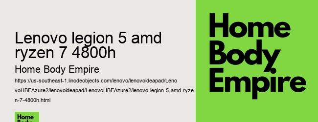 lenovo legion 5 amd ryzen 7 4800h