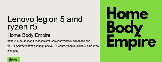 lenovo legion 5 amd ryzen r5