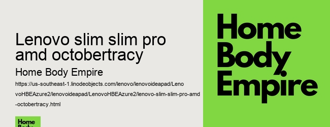 lenovo slim slim pro amd octobertracy