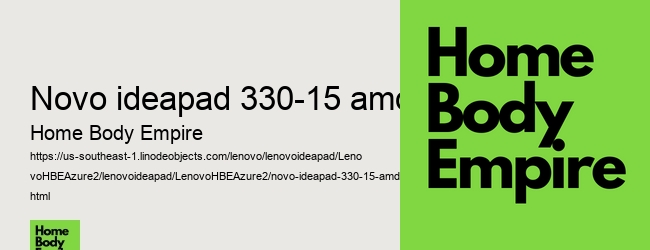 novo ideapad 330-15 amd