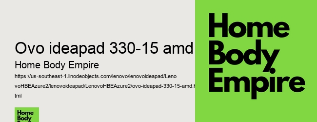 ovo ideapad 330-15 amd