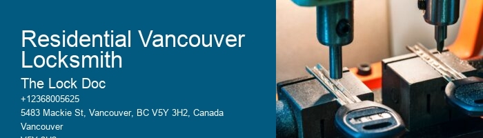 Residential Vancouver Locksmith