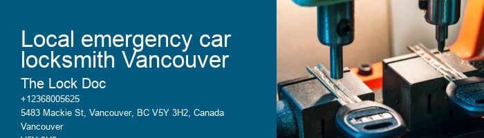 Local emergency car locksmith Vancouver