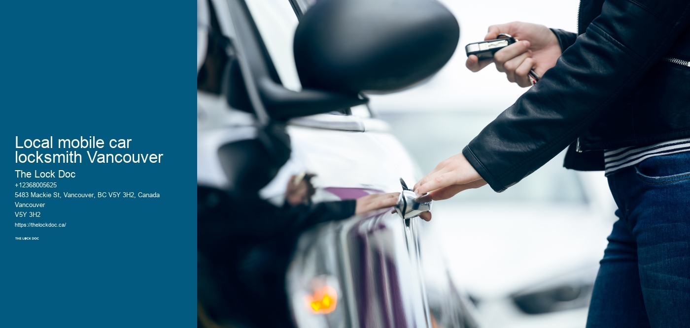 Local mobile car locksmith Vancouver