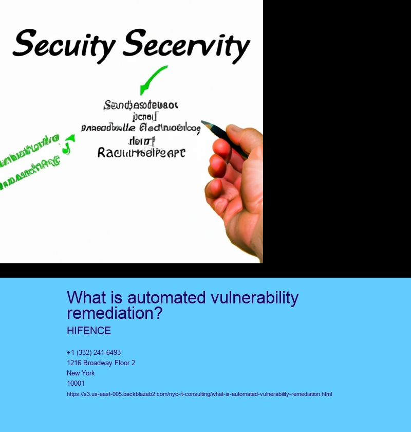 What is automated vulnerability remediation?
