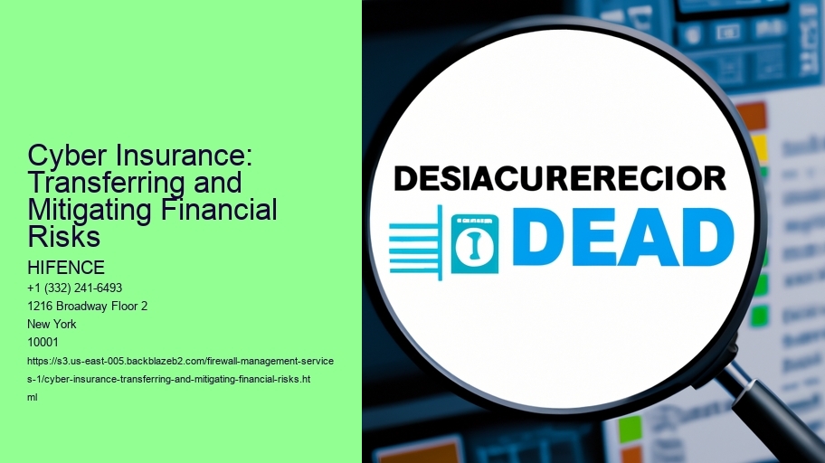Cyber Insurance: Transferring and Mitigating Financial Risks