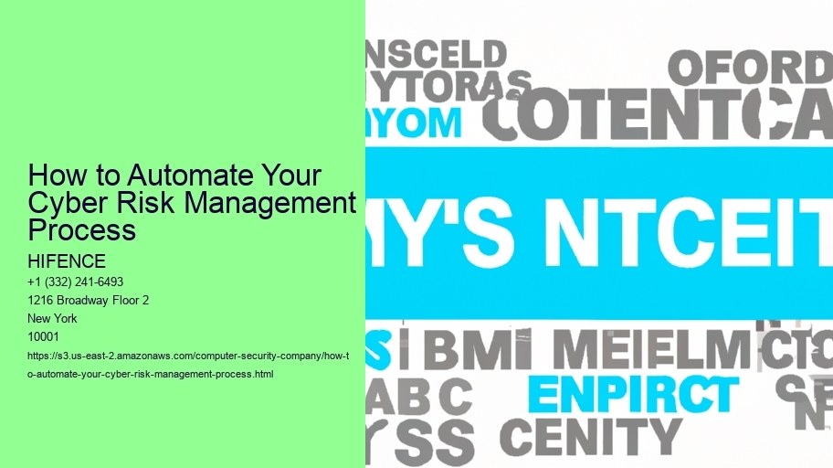 How to Automate Your Cyber Risk Management Process